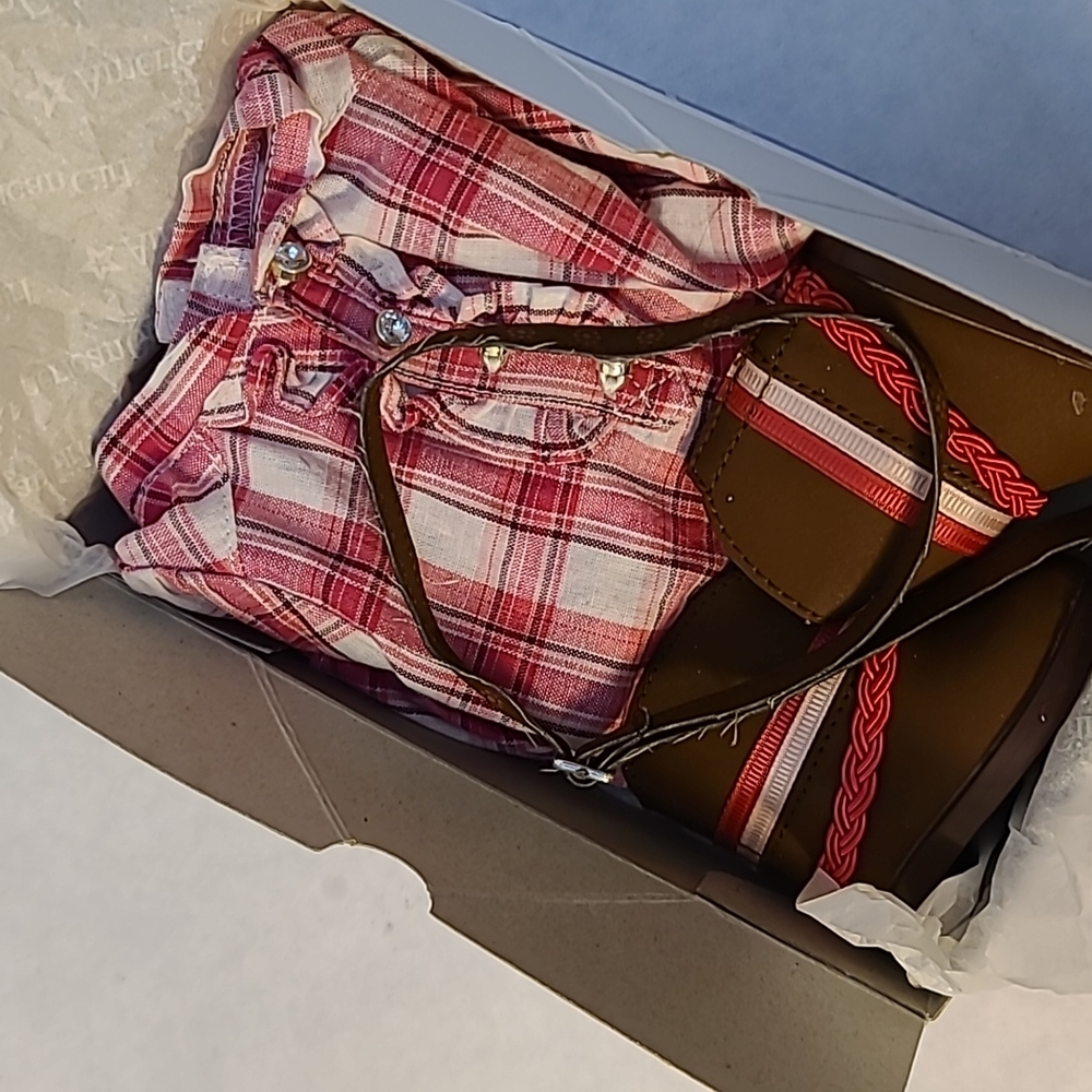 American Girl Western Plaid Outfit